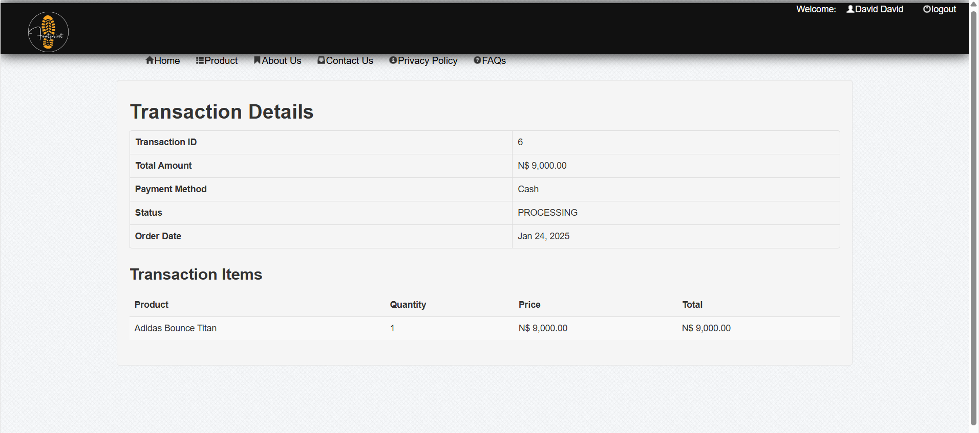 Analytics View